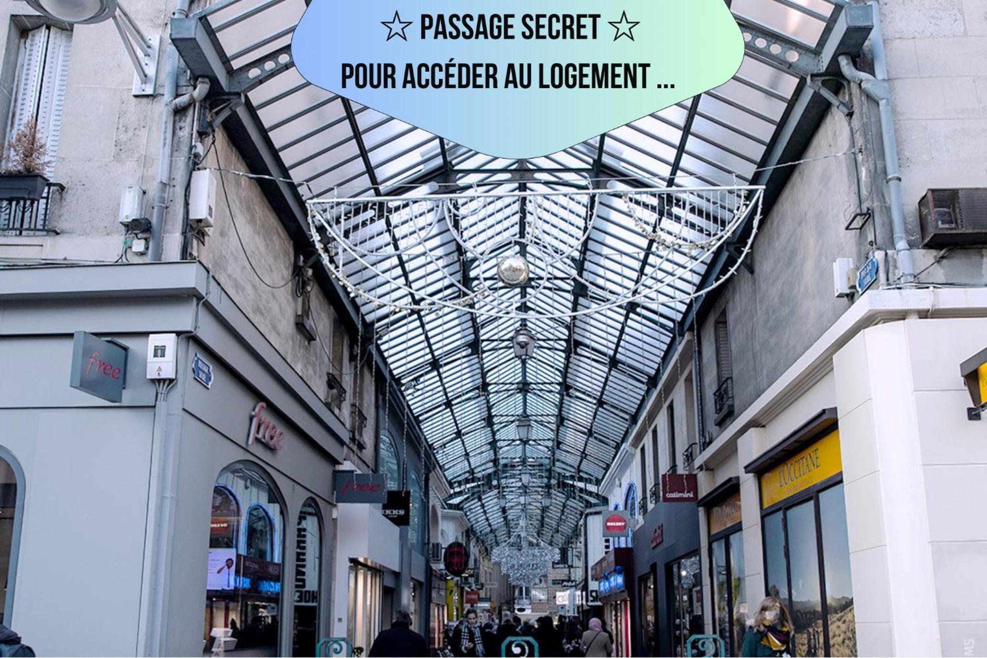 Passage Secret - Ideal Pro, Couples, Familles & Amis - Le Calme En Hypercentre - Wifi Haut Debit - Netflix - Machine A Laver - Gare, Cathedrale, Commerces, Restaurants & Transports En Commun A Moins De 10 Minutes A Pied Reims Buitenkant foto